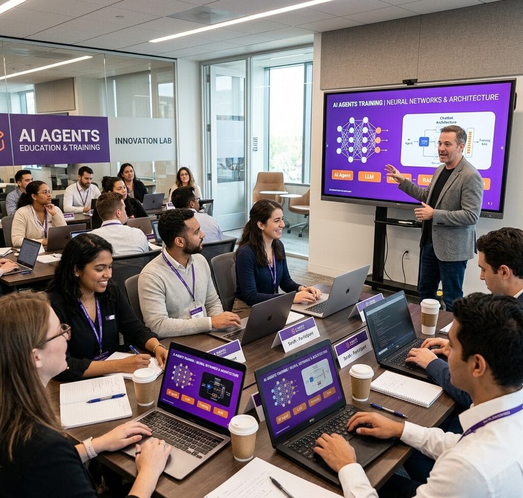 AI agents education and training workshops — Rushanet Montreal