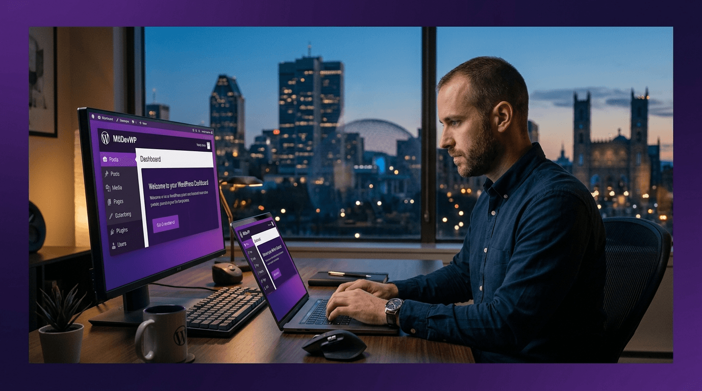 WordPress developer Montreal — SEO-optimized websites that generate 2X-5X more leads