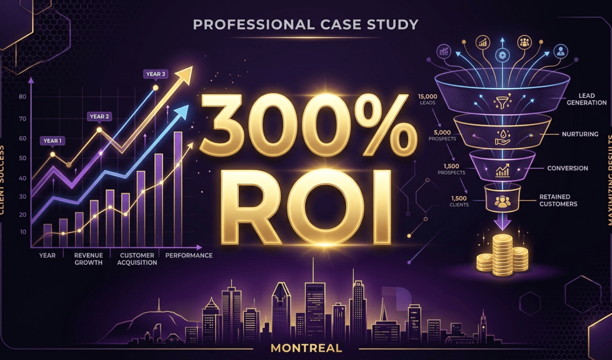 Case Study: 300% ROI Using AI SEO in Montreal — How One Business Tripled Returns