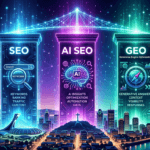 SEO vs AI SEO vs GEO comparison for Montreal businesses